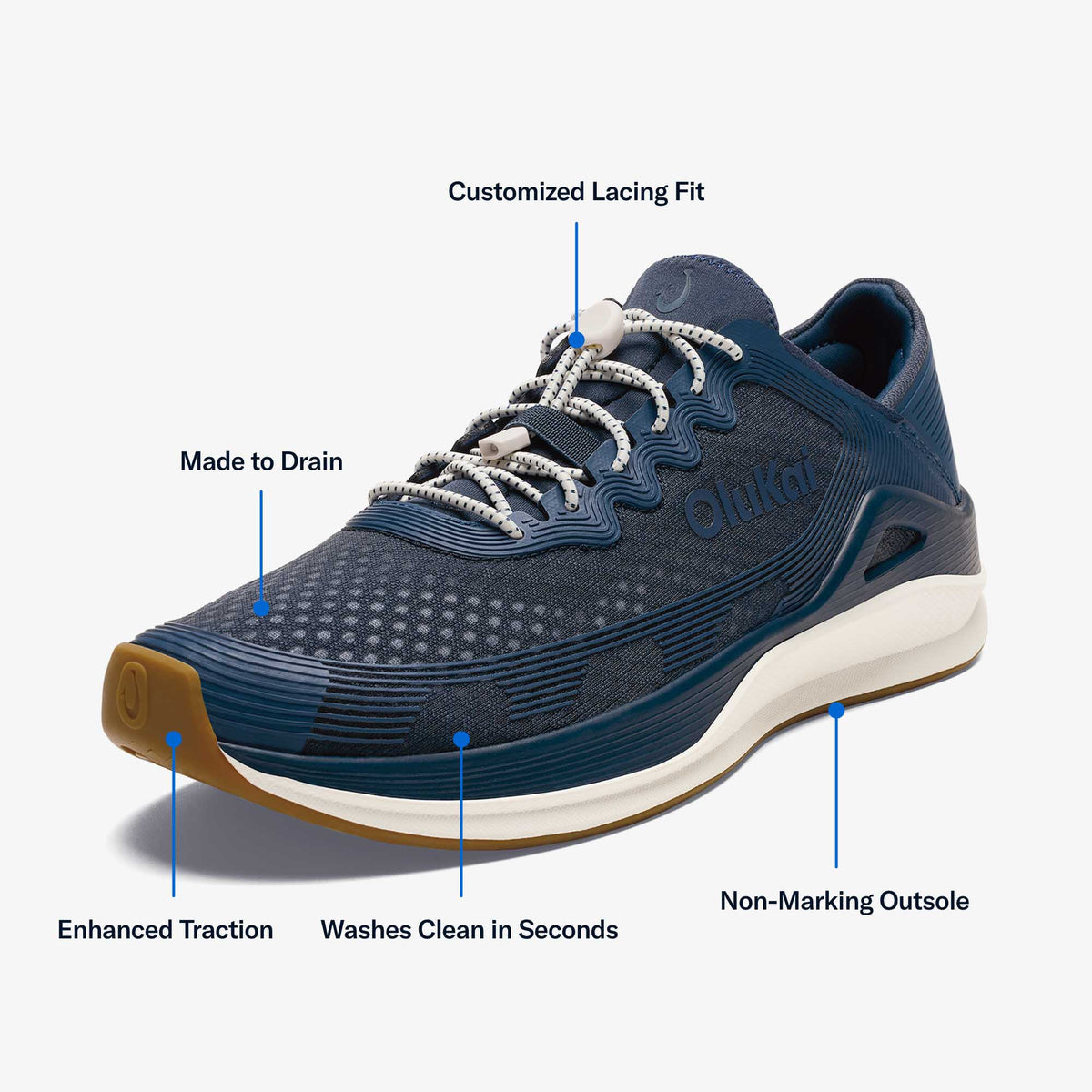OluKai ‘Ahi Men’s Water Boat Shoes - Men