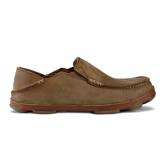 OluKai Moloā Men's Leather Slip On Shoes - Men