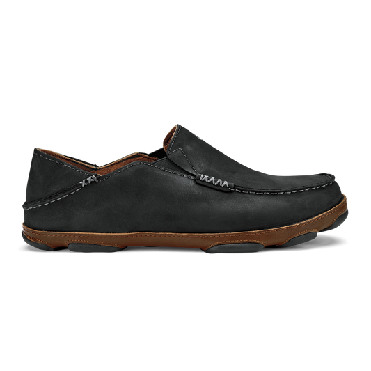 OluKai Moloā Men's Leather Slip On Shoes - Men