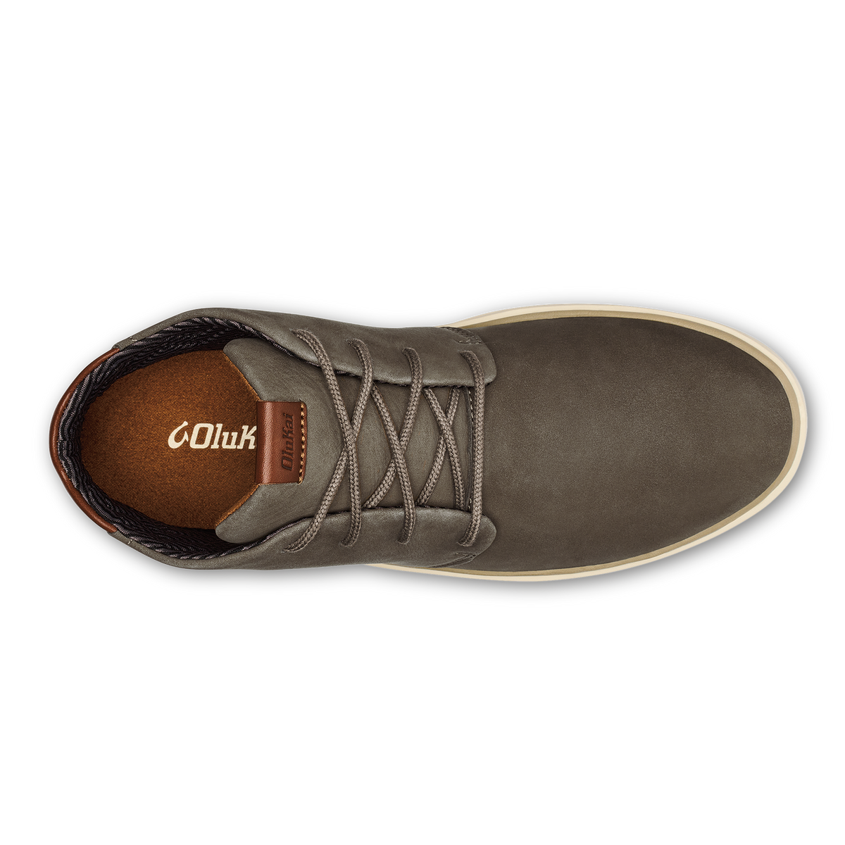 OluKai Papakū 'Ili Men’s Waterproof Leather Boots- Mustang - Men