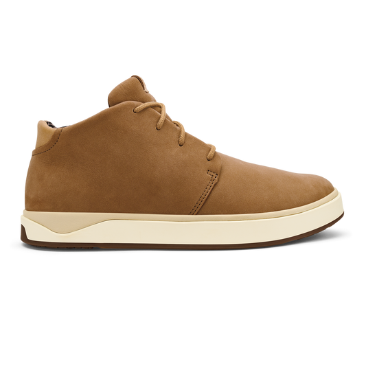 OluKai Papakū 'Ili Men’s Waterproof Leather Boots- Tan - Men