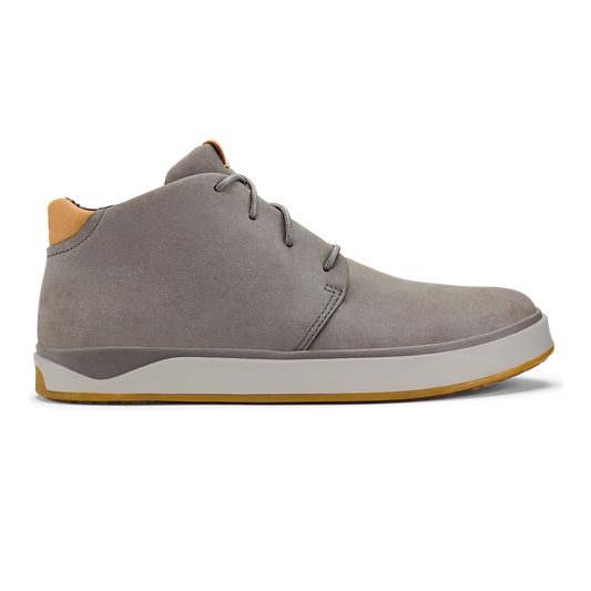 OluKai Papakū 'Ili Men’s Waterproof Leather Boots- Graphite - Men
