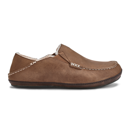 OluKai Moloā Men's Leather Slippers - Men