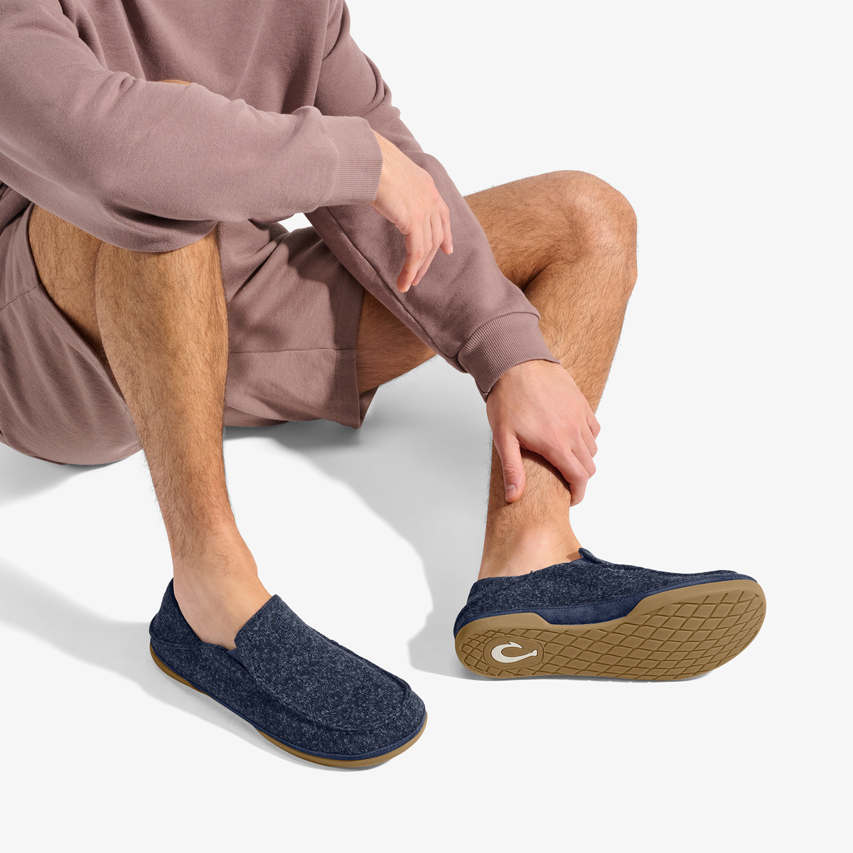 OluKai Moloā Hulu Men’s Wool Slippers - Men