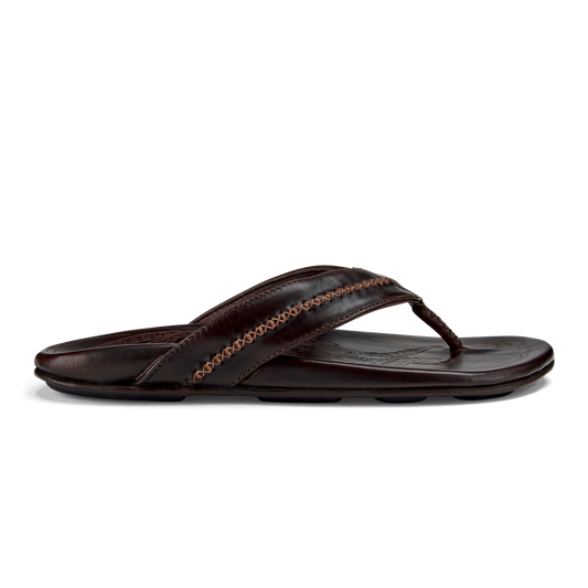 OluKai Mea Ola Men's Leather Beach Sandals - Men