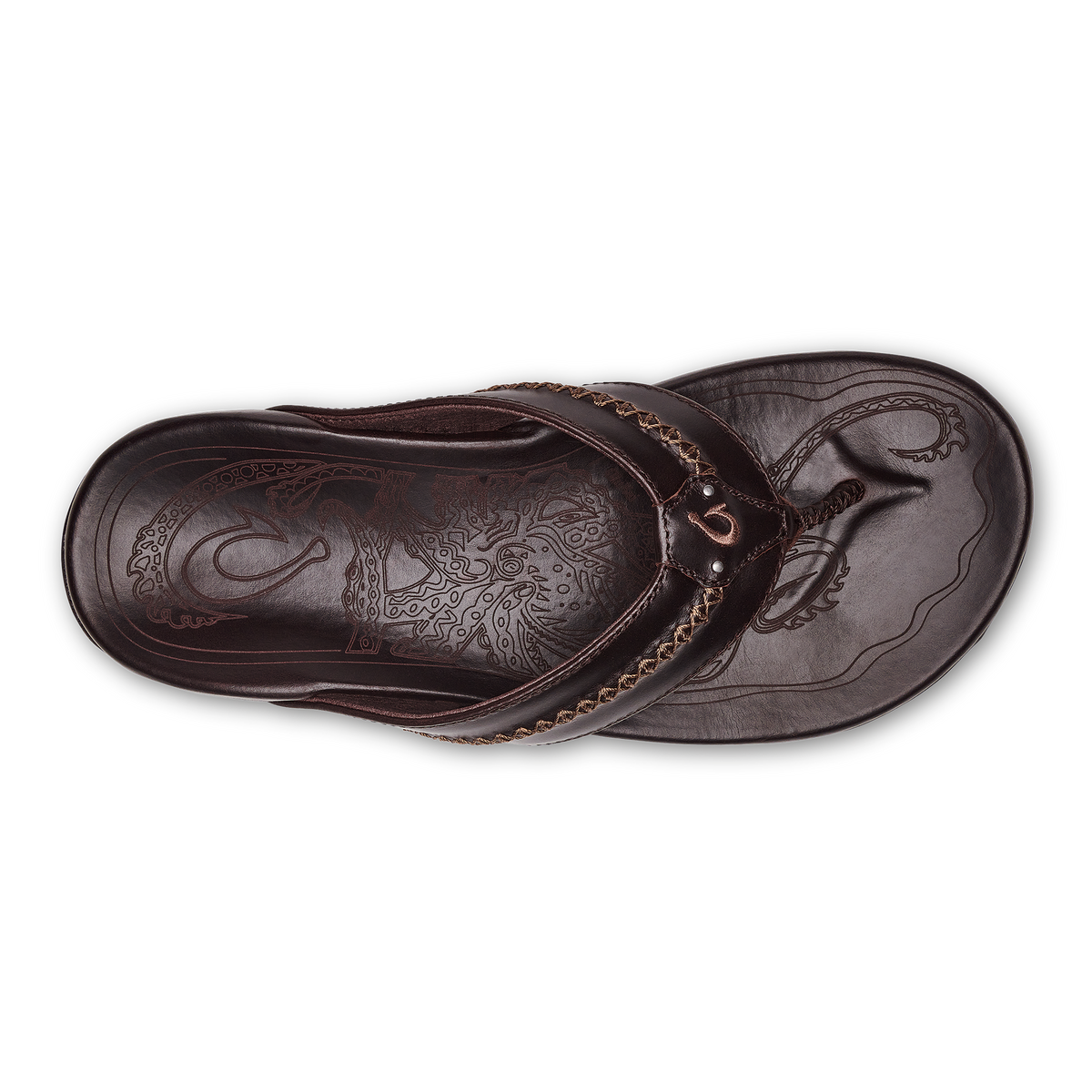 OluKai Mea Ola Men's Leather Beach Sandals - Men