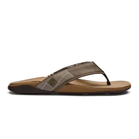OluKai Tuahine Men's Waterproof Leather Beach Sandals - Men