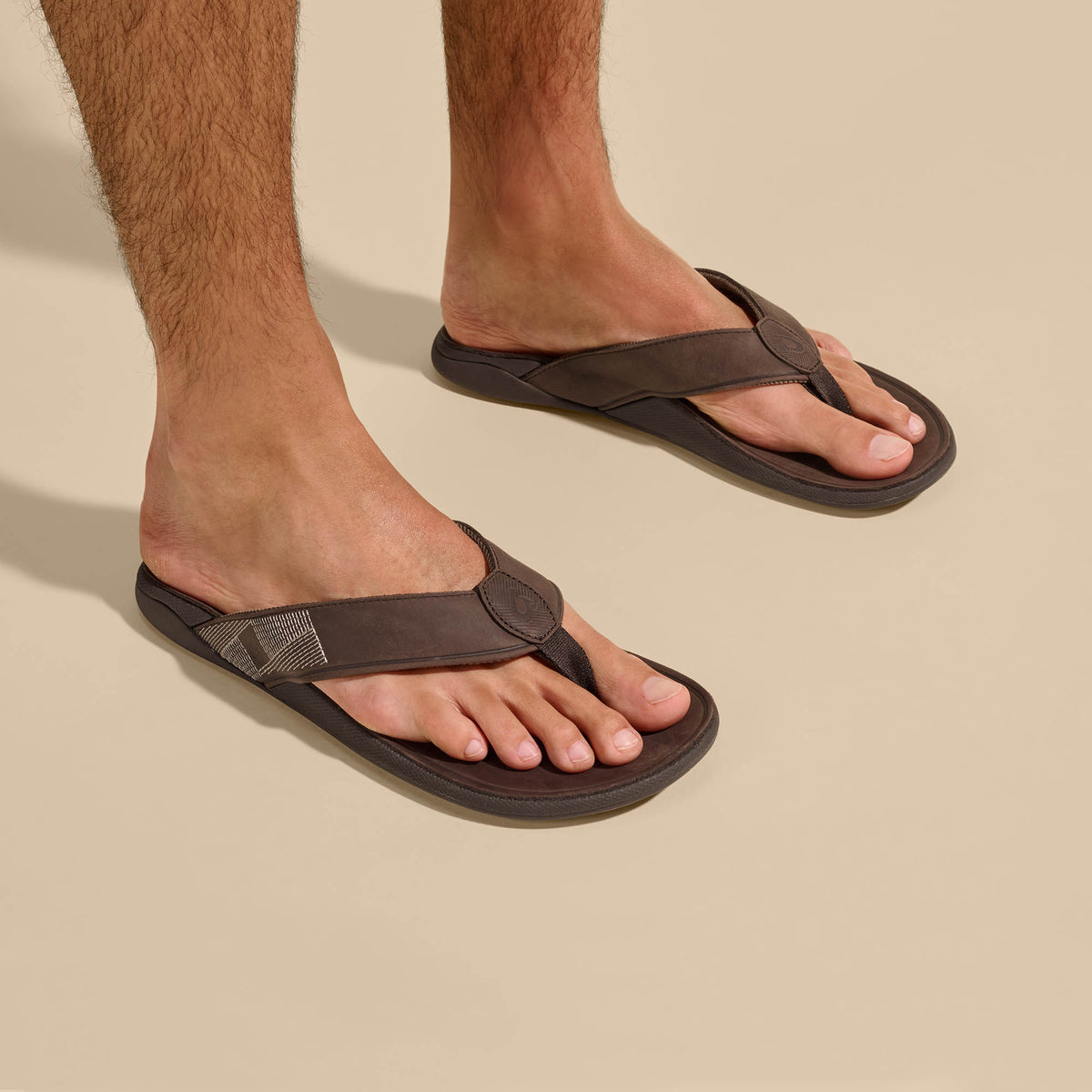 OluKai Tuahine Men's Waterproof Leather Beach Sandals - Men