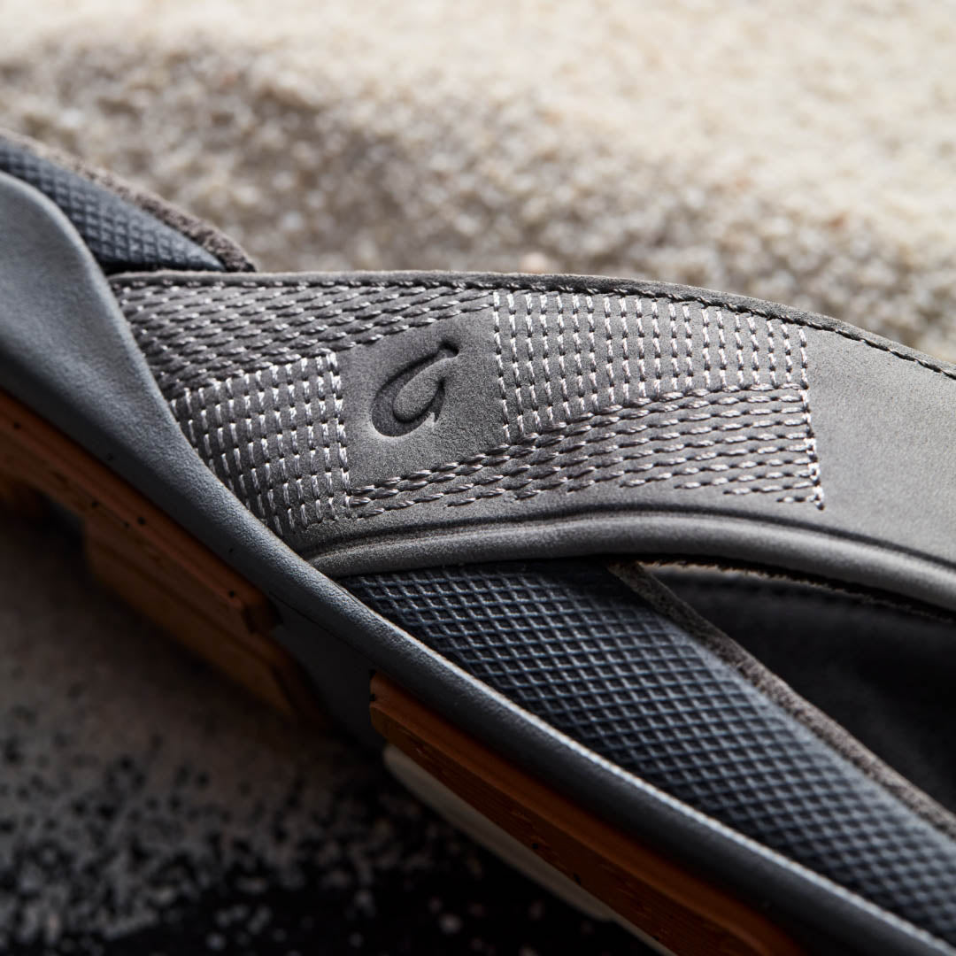 OluKai Tuahine Men's Waterproof Leather Beach Sandals - Men