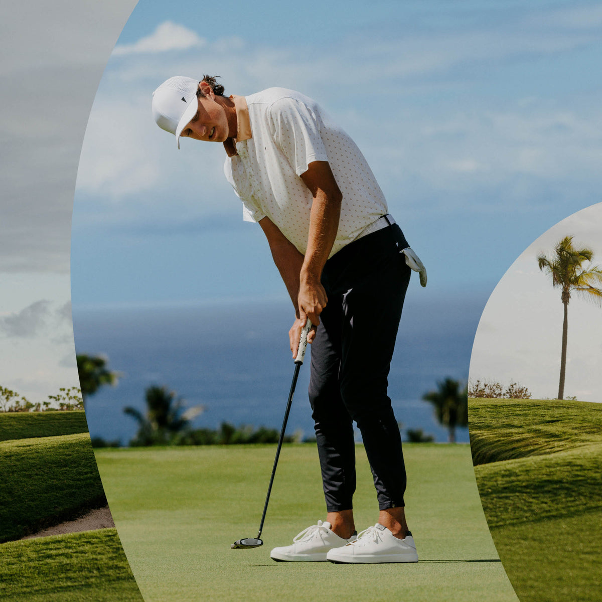 OluKai Wai‘alae Men’s Waterproof Leather Golf Shoes - Men