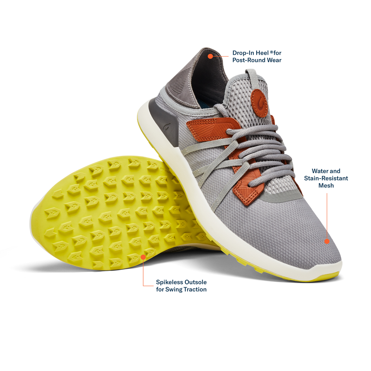 OluKai Manele Men’s Breathable Golf Shoes - Men
