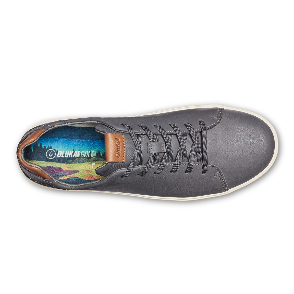 OluKai Wai‘alae Men’s Waterproof Leather Golf Shoes - Men