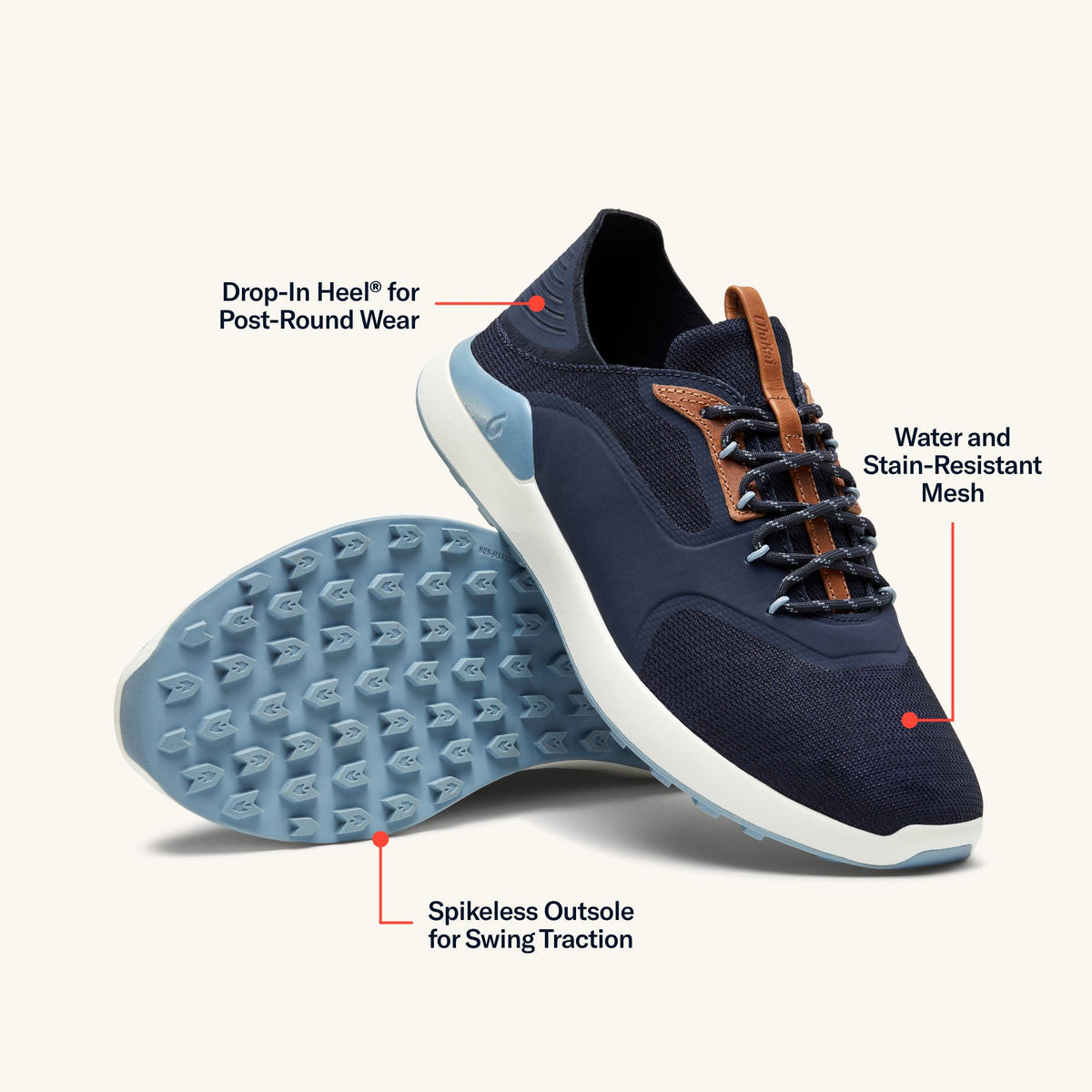 OluKai OluKai Kā‘anapali Men’s Golf Shoe - Men