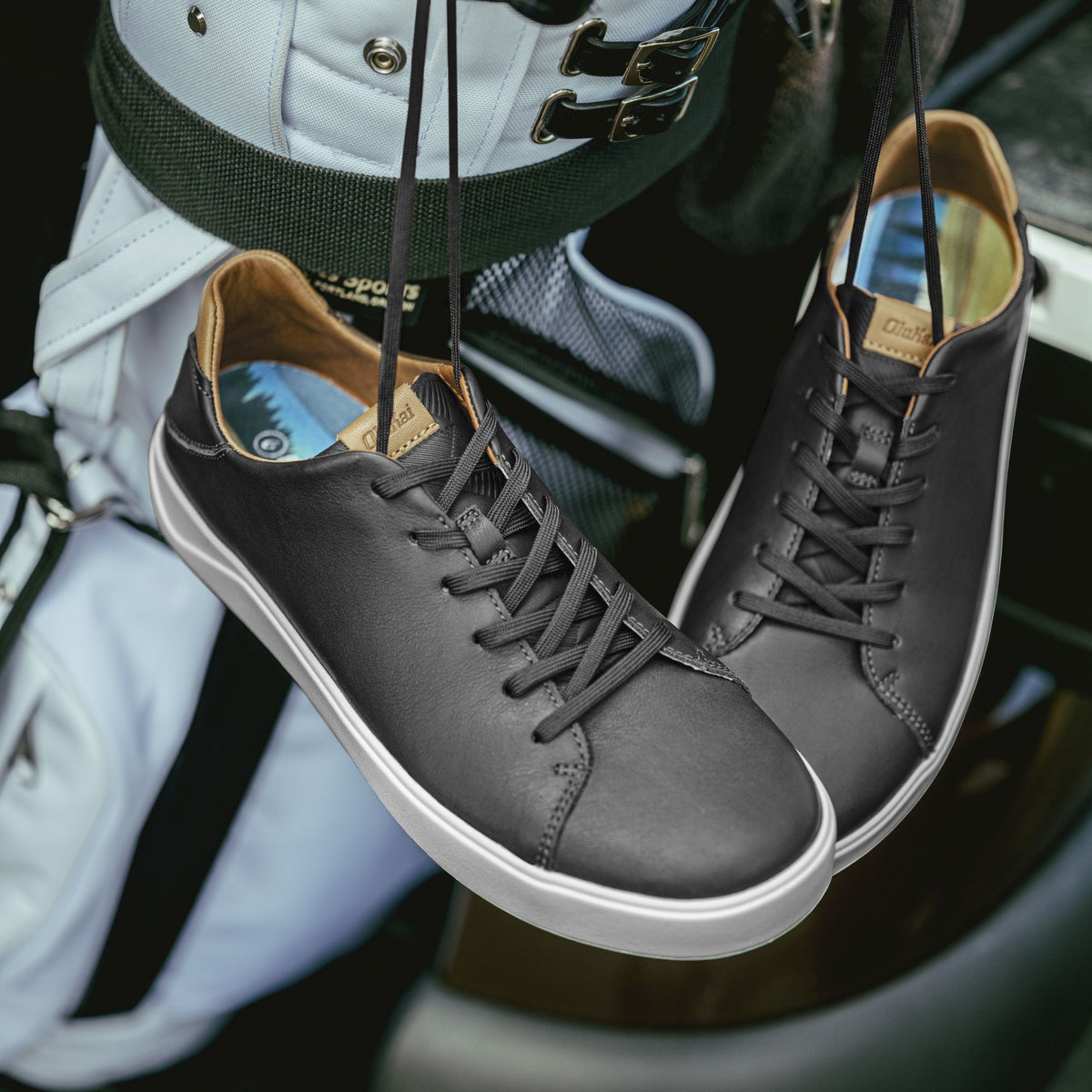 OluKai Wai‘alae Men’s Waterproof Leather Golf Shoes - Men