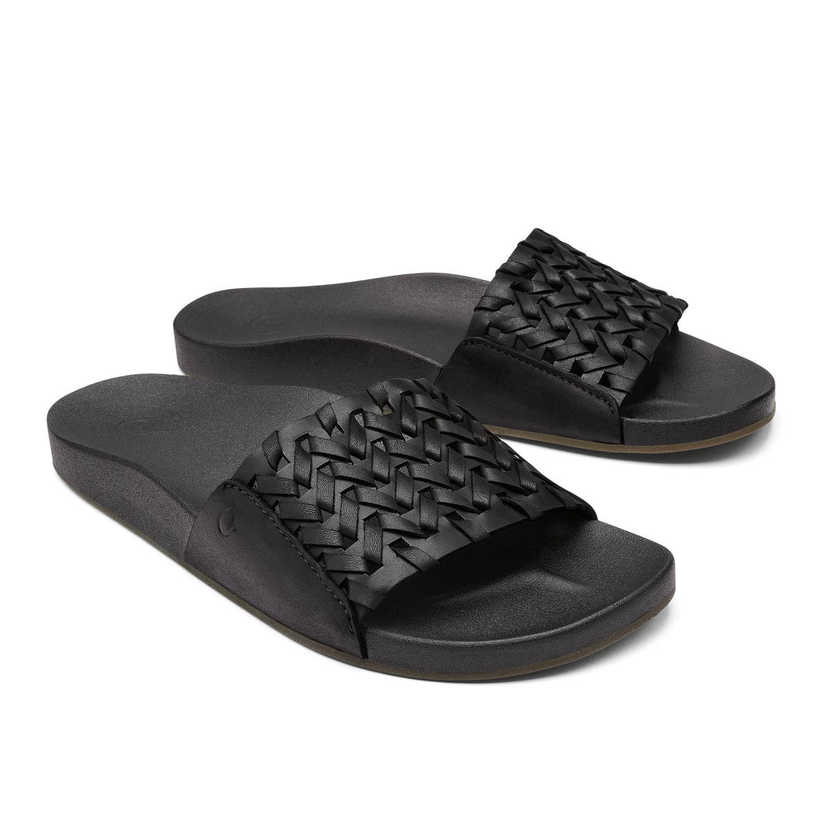 OluKai Kāmola Women’s Leather Slide Sandals - Women