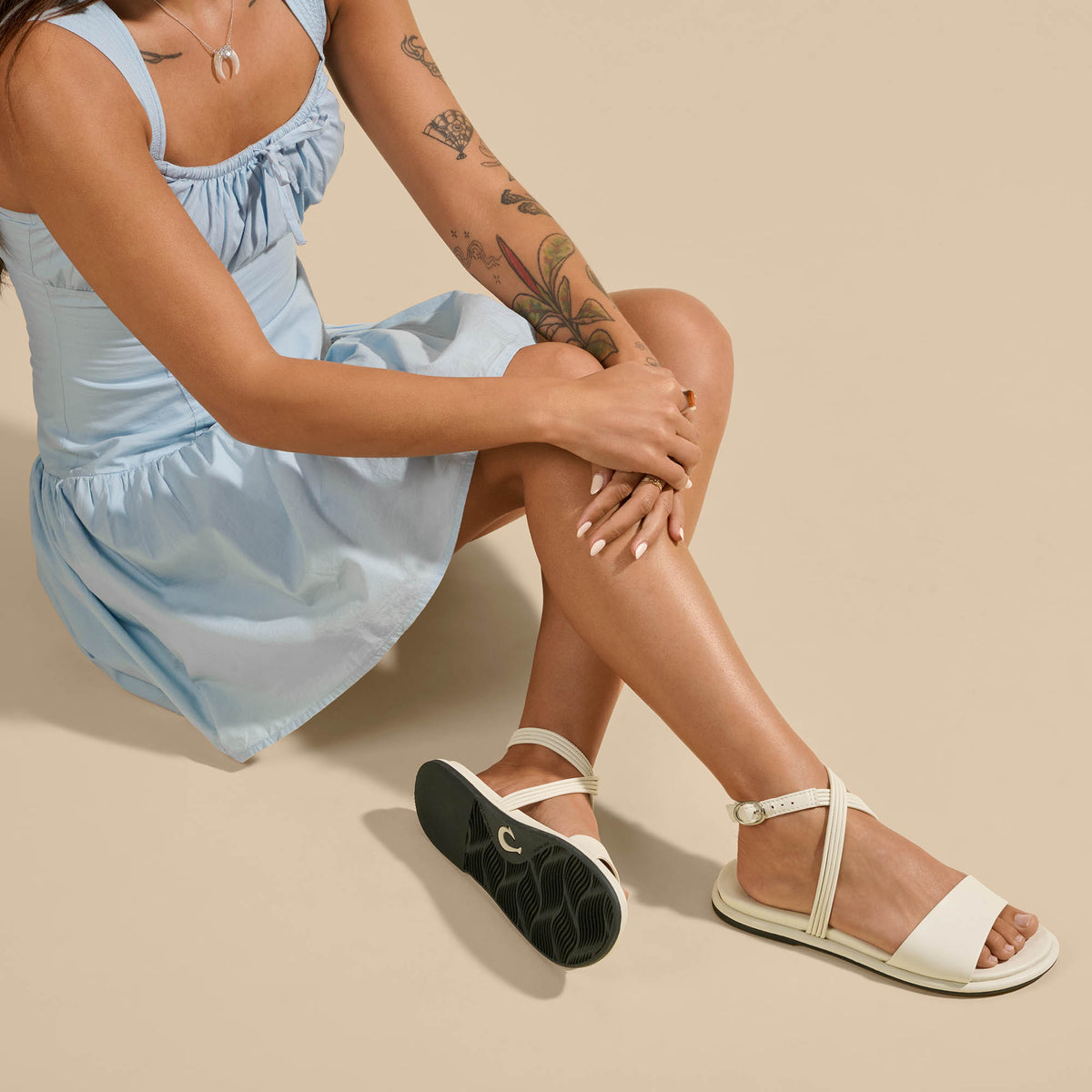 OluKai Tiare Wrap Women’s Leather Sandals - Women