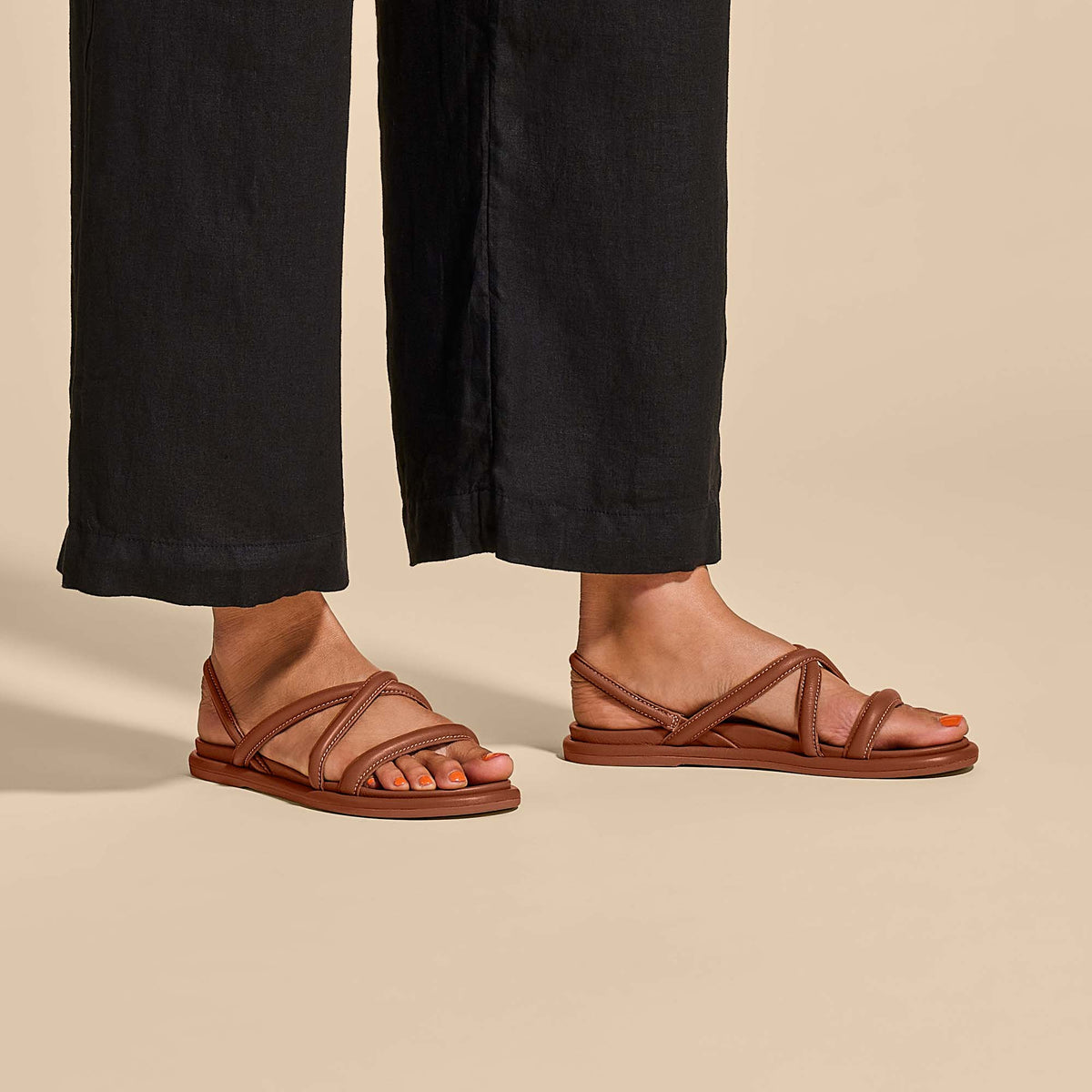 OluKai Tiare Strappy Women’s Leather Sandals - Women